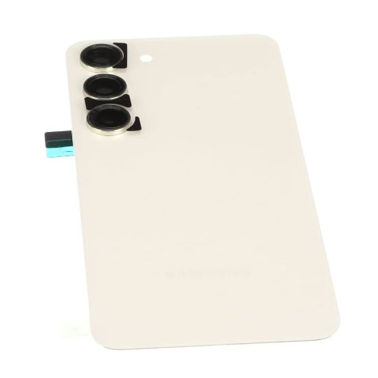 Picture of Samsung S23 Back Glass Cream Part# GH97-28403B