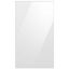 Picture of Samsung Bespoke 4-Door Flex Refrigerator Panel In White Glass - Bottom Panel Part# RA-F18DBB12/AA