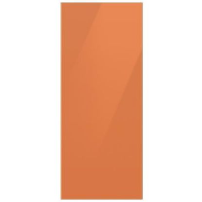 Picture of Samsung Bespoke 3-Door French Door Top Panel In Clementine Glass Part# RA-F18DU3CH/AA
