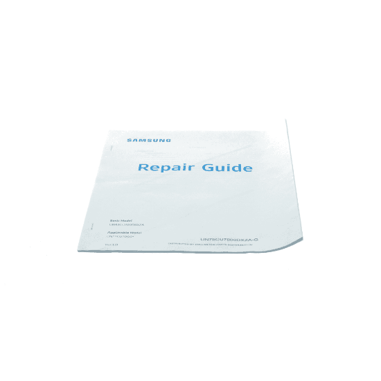 Picture of Samsung Un75cu7000dxza-g Repair Guide, Paper Copy Part# UN75CU7000DXZA-G