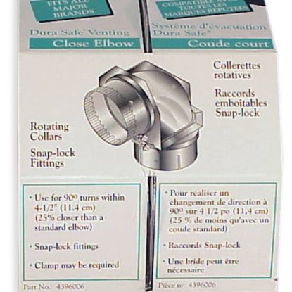 Picture of Whirlpool Elbow Part# 4396006RW