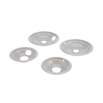 Picture of Whirlpool Grey Drip Bowl Set, 2-6-Inches, 2-8-Inches Part# W10291024