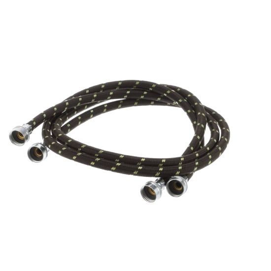 Picture of Whirlpool 5-Feet Nylon Braid A/w Fill Hose-2pk Part# 8212487RP