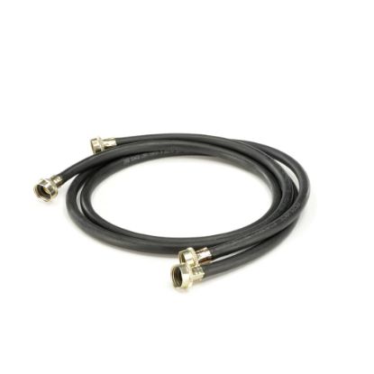 Picture of Whirlpool 5-Feet Black Rubber Hose-2 Pack Part# 8212641RP