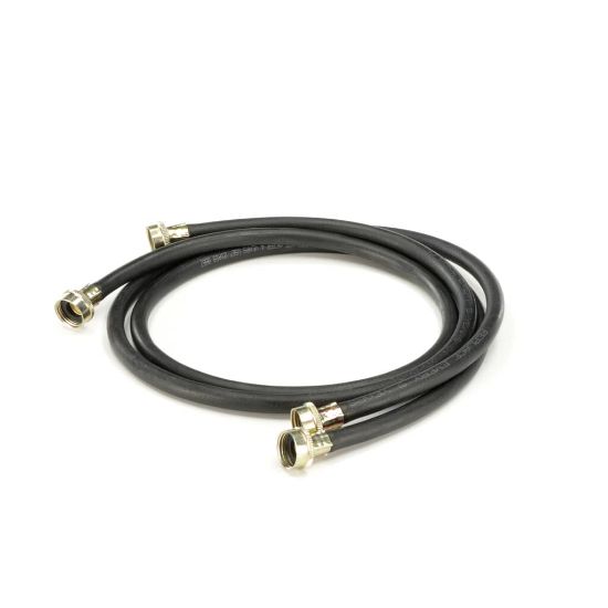 Picture of Whirlpool 5-Feet Black Rubber Hose-2 Pack Part# 8212641RP