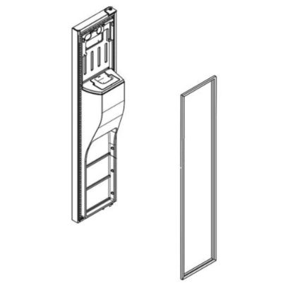 Picture of Whirlpool Kit Door Serv Fc 25 Idi Whr Afp C17 - Fc Stainless Part# LW11026425