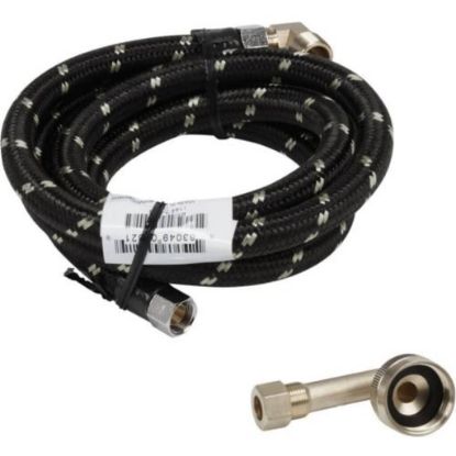Picture of Whirlpool 6 Ft Braided Hose W 3/8 & 3/4 Connector Part# W10278635RP