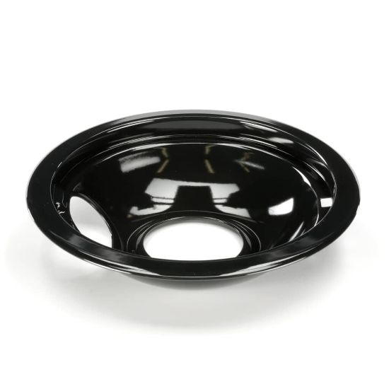 Picture of Whirlpool 6-Inches Black Porcelain Drip Bowl Part# W10290353RW