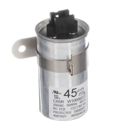 Picture of Whirlpool Washing Machine Capacitor Part# W10804665