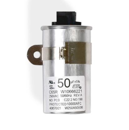Picture of Whirlpool Washing Machine Start/run Capacitor Part# W10804664