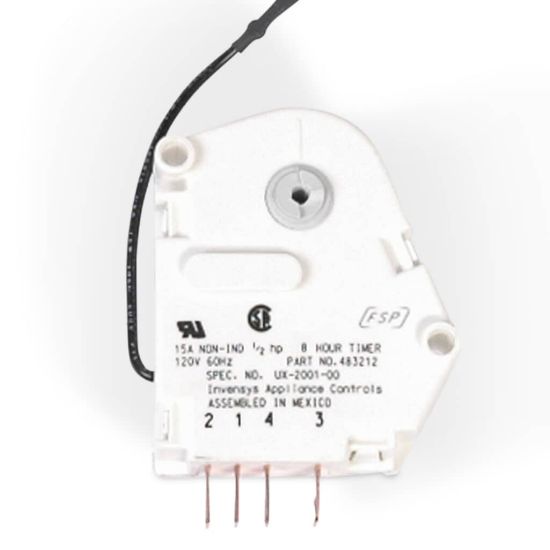 Picture of Whirlpool Sxs Refrigerator Defrost Timer Part# W10822278