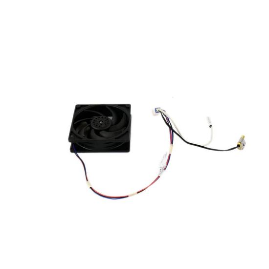 Picture of Whirlpool Refrigerator Evaporator Fan Motor With Harness Wire Part# W11033168