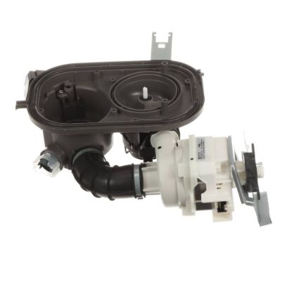 Picture of Whirlpool Sump/motor Assembly,gws,dw03,vsm Part# W11460946