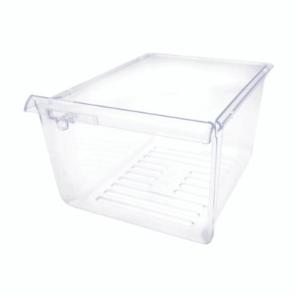 Picture of Whirlpool Crisper Pan Assembly Hum.ctl.(no Trim)-clear Part# W11475670