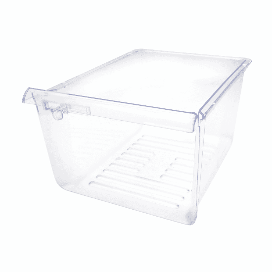 Picture of Whirlpool Crisper Pan Assembly Hum.ctl.(no Trim)-clear Part# W11475670