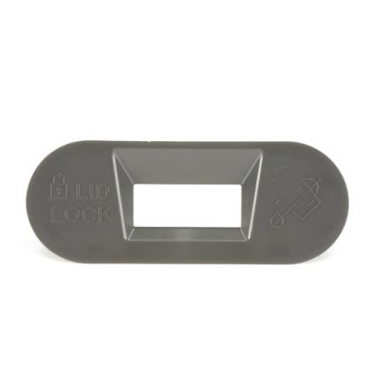 Picture of Whirlpool Bezel-lid Lock Tempest Grey Solid Part# W11559688