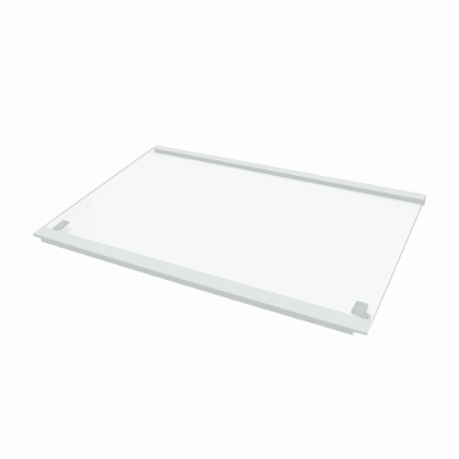 Picture of Whirlpool Meat Pan Shelf Glass Assy White 18 Hlan Part# W11735897