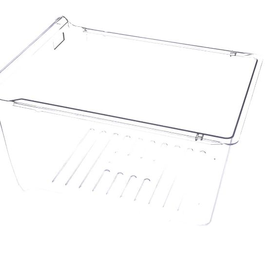 Picture of Whirlpool Crisper Pan, Half (Clear Gpps) Part# WP2256704