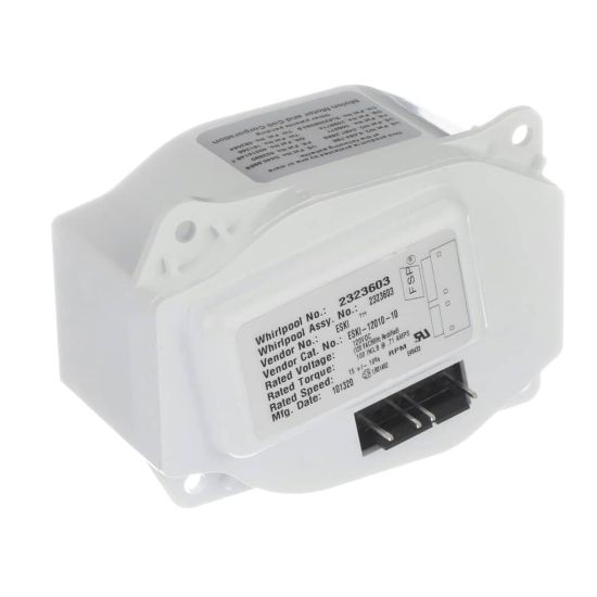 Picture of Whirlpool Dc Motor Dispensor Assembly Part# WP2323603