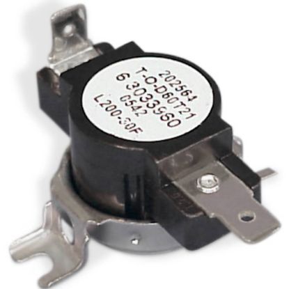 Picture of Whirlpool Dryer High Limit Thermostat Part# WP303396