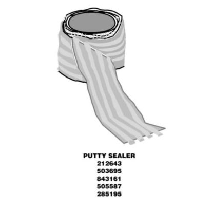 Picture of Whirlpool Sealer Part# WP505587