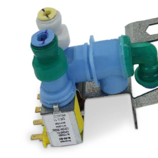 Picture of Whirlpool Sxs Refrigerator Dual Water Inlet Valve Part# WP67005154