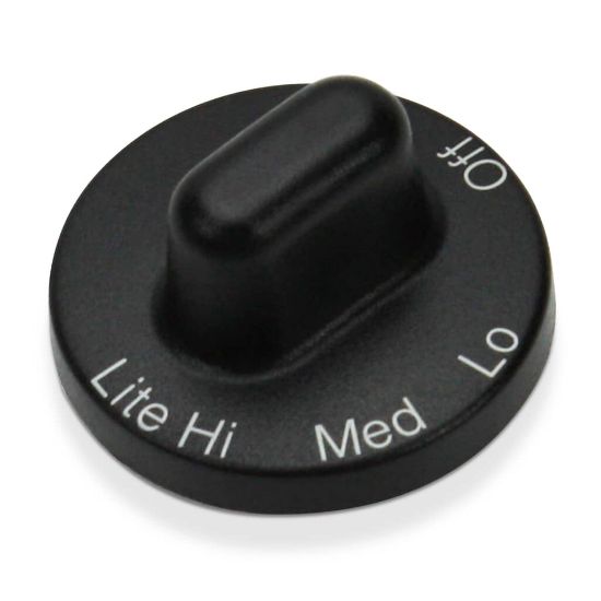 Picture of Whirlpool Gas Range Surface Control Knob, Black Part# WP71001641