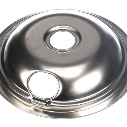 Picture of Whirlpool Electric Range Round Burner Drip Bowl Part# WPW10196405