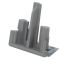 Picture of Whirlpool Dishwasher Dishrack Slide Rail Stop Part# WPW10323189