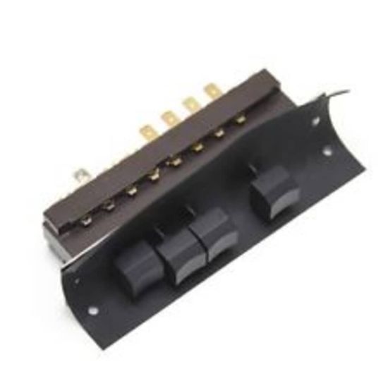 Picture of Whirlpool Switch, Pushbutton Black Part# WPW10330137