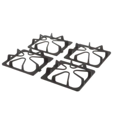 Picture of Whirlpool Grate Kit-cast,w/o Caps,blk Sg Part# WPW10447925