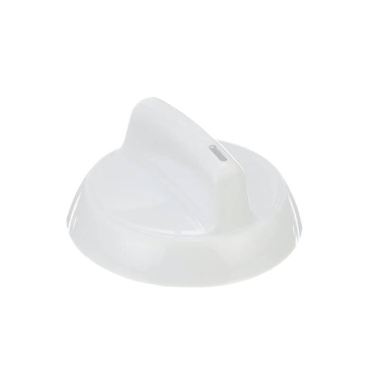 Picture of Whirlpool Range Surface Burner Knob, White Part# WPW10483313