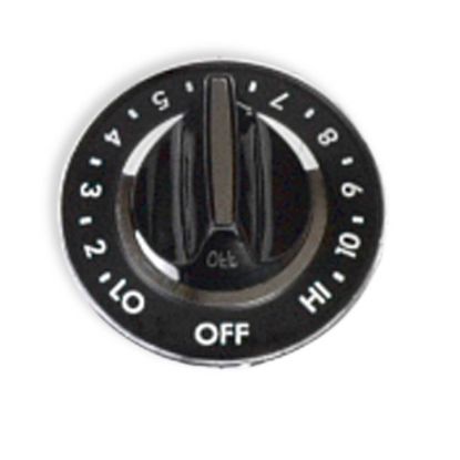 Picture of Whirlpool Range Top Burner Control Knob, Black Part# WPY700854