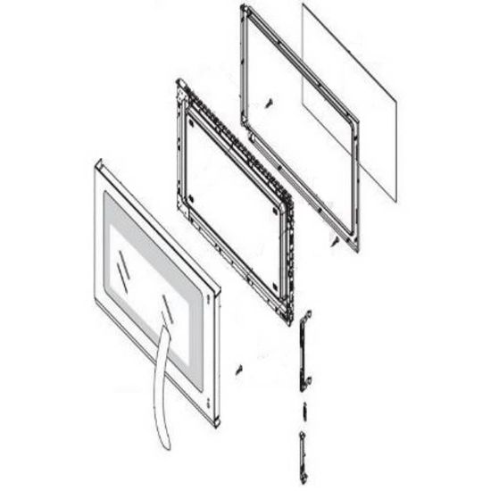 Picture of LG Door Assembly,full Part# ADC73028312