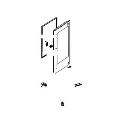 Picture of LG Home Bar Door Assembly Part# ADC76265713