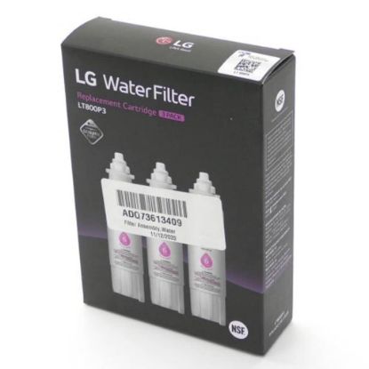 Picture of LG Water Filter 3 Pack Part# ADQ73613409