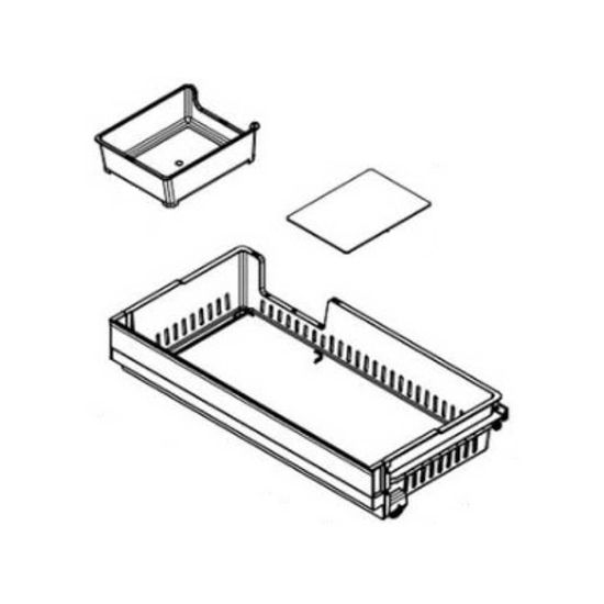 Picture of LG Tray Assembly,drawer Part# AJP73334630