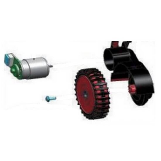 Picture of LG Wheel Assembly Part# AJW73110401