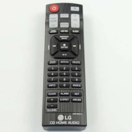 Picture of LG Remote Control Part# AKB73655771