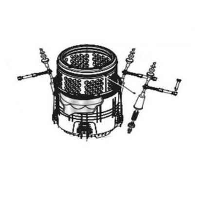 Picture of LG Inner Tub Assembly Part# AJQ74774301