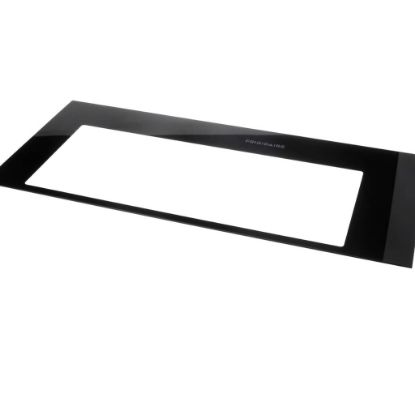 Picture of Electrolux Glass,door,black,outer Part# 5304522790