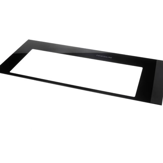 Picture of Electrolux Glass,door,black,outer Part# 5304522790