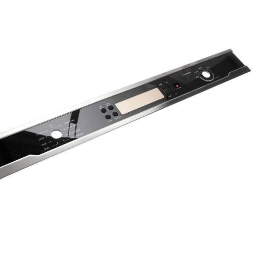 Picture of Blomberg Black Control Panel Glass With Stainless Part# 9190034043