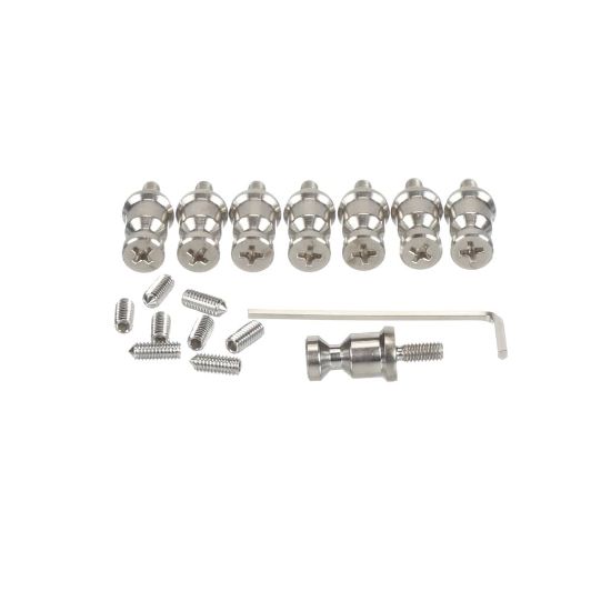 Picture of Bertazzoni Ref36x/17 Master Handle Hardware Kit Part# 9100100