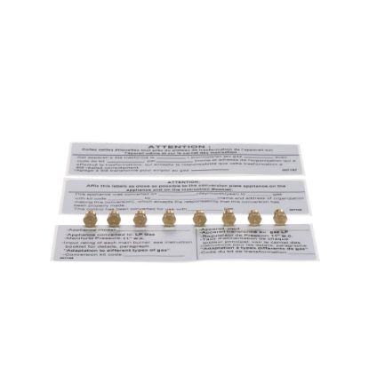 Picture of Bertazzoni Kit Nozzles G31/27,5 Part# 9100201