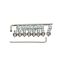 Picture of Bertazzoni Custom Panel Handle Inserts Kit Part# 9100277