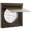 Picture of Inovate 6" Flush Metal Wall Vent Brown Part# 6WVB
