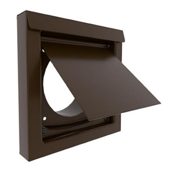 Picture of Inovate Dryerwallvent - 4" Flush Mount, Brown Part# DWV4B