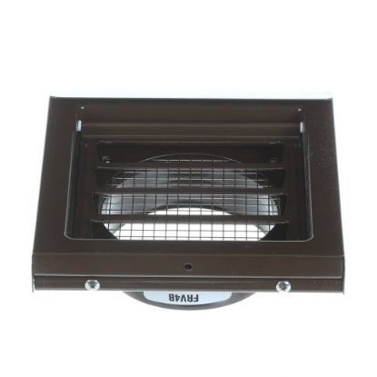 Picture of Inovate 4" Flush Wall Vent Brown Part# FRV4B