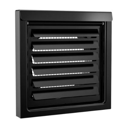 Picture of Inovate 6" Flush Metal Wall Vent Black Part# FRV6K